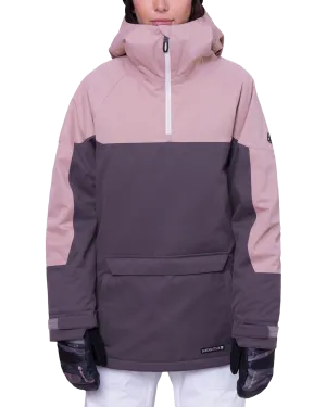 686 Women's Upton Anorak - Charcoal Colorblock