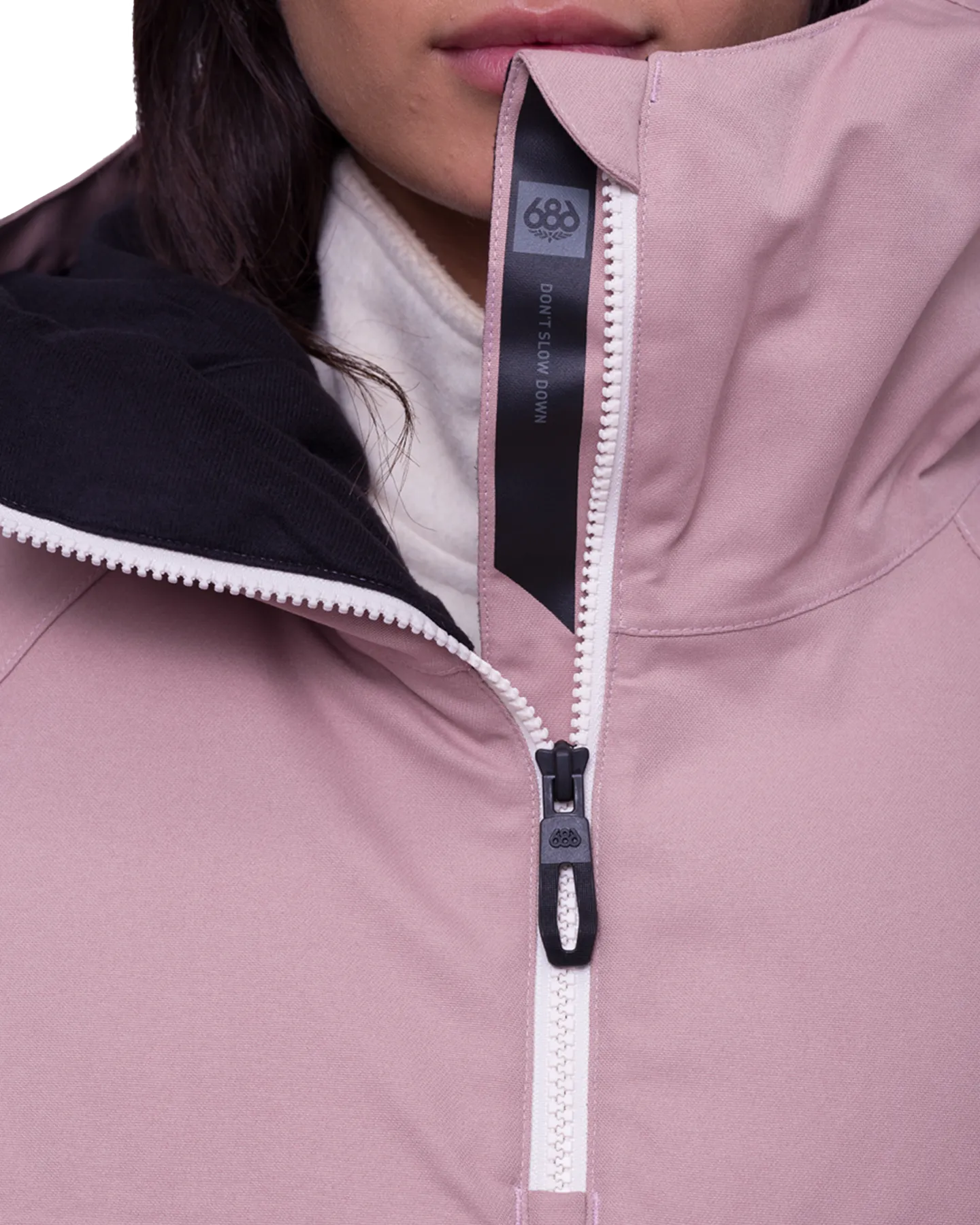 686 Women's Upton Anorak - Charcoal Colorblock