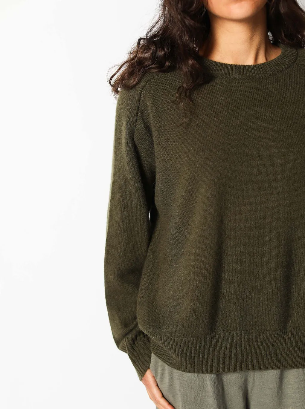 Alicia Cashmere Long Boxy Crew