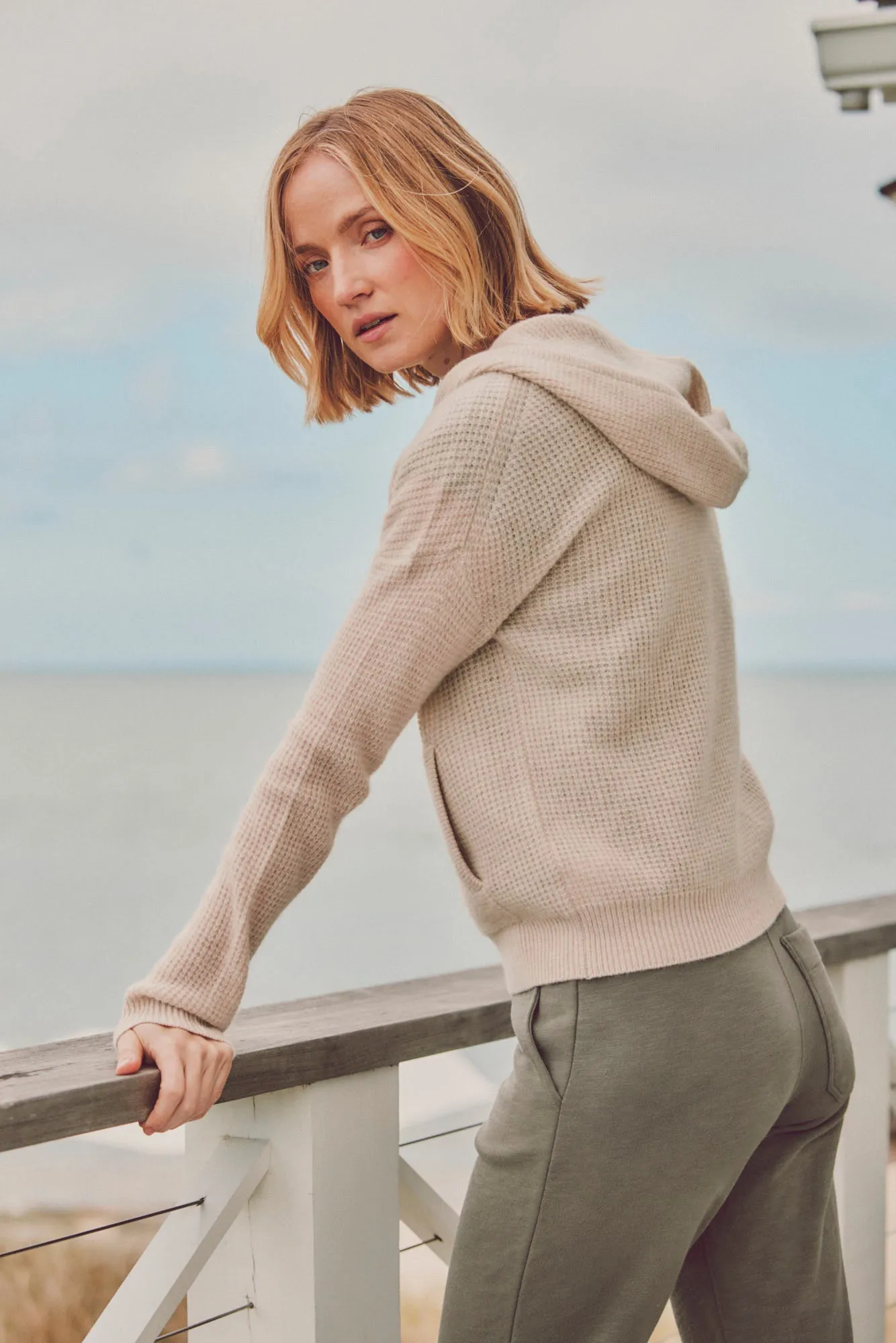 Beach Lane Cashmere Hoodie