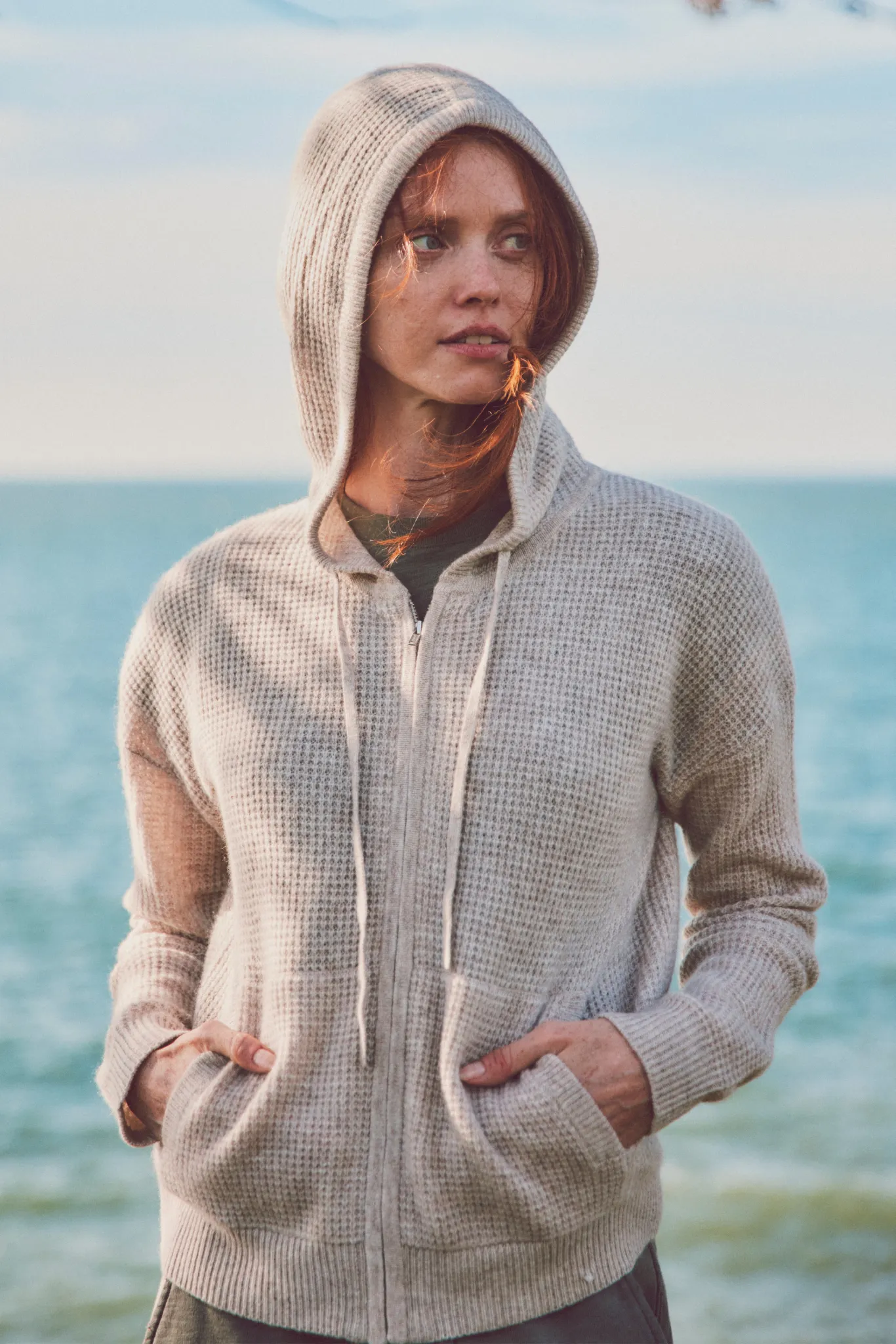 Beach Lane Cashmere Hoodie