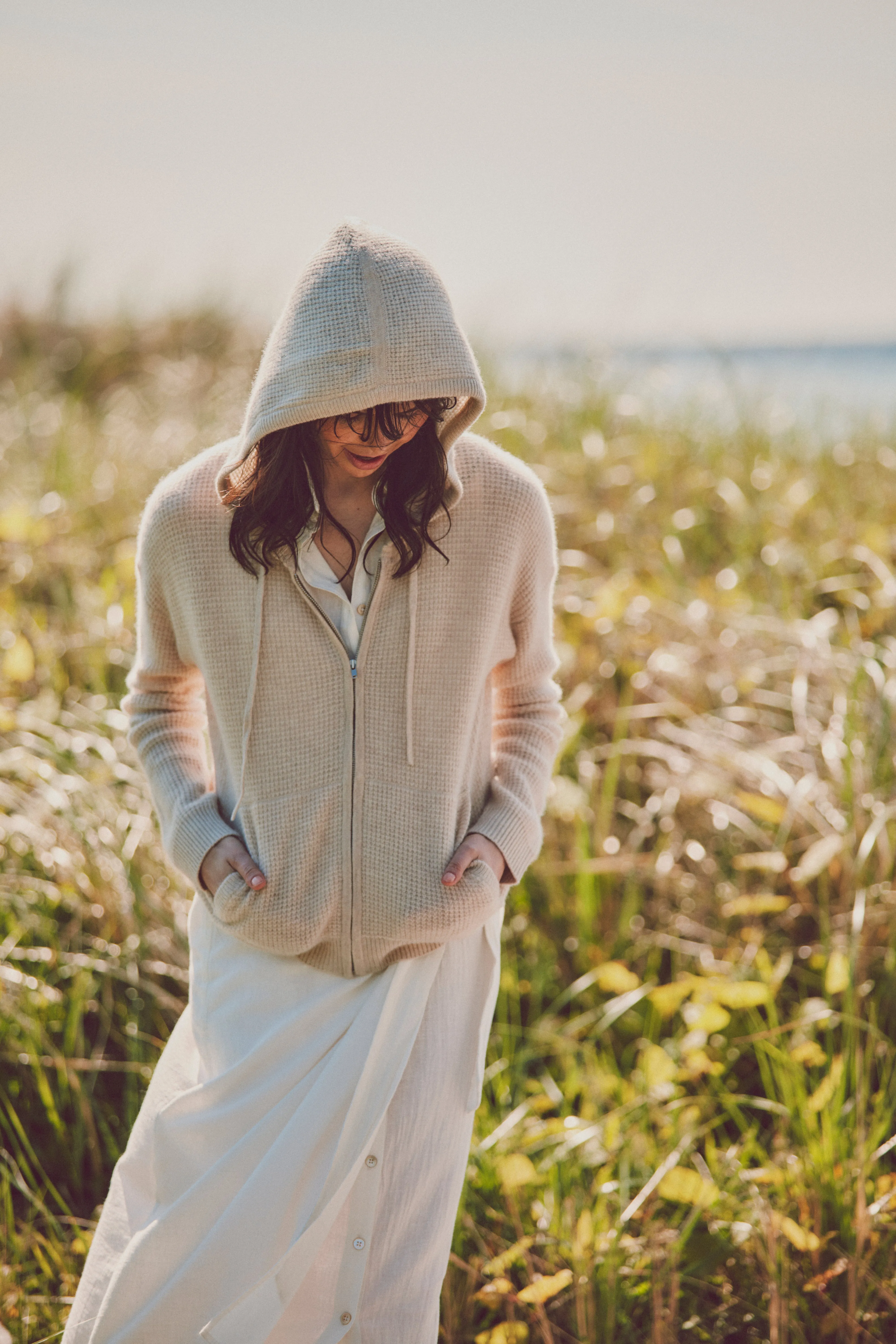 Beach Lane Cashmere Hoodie