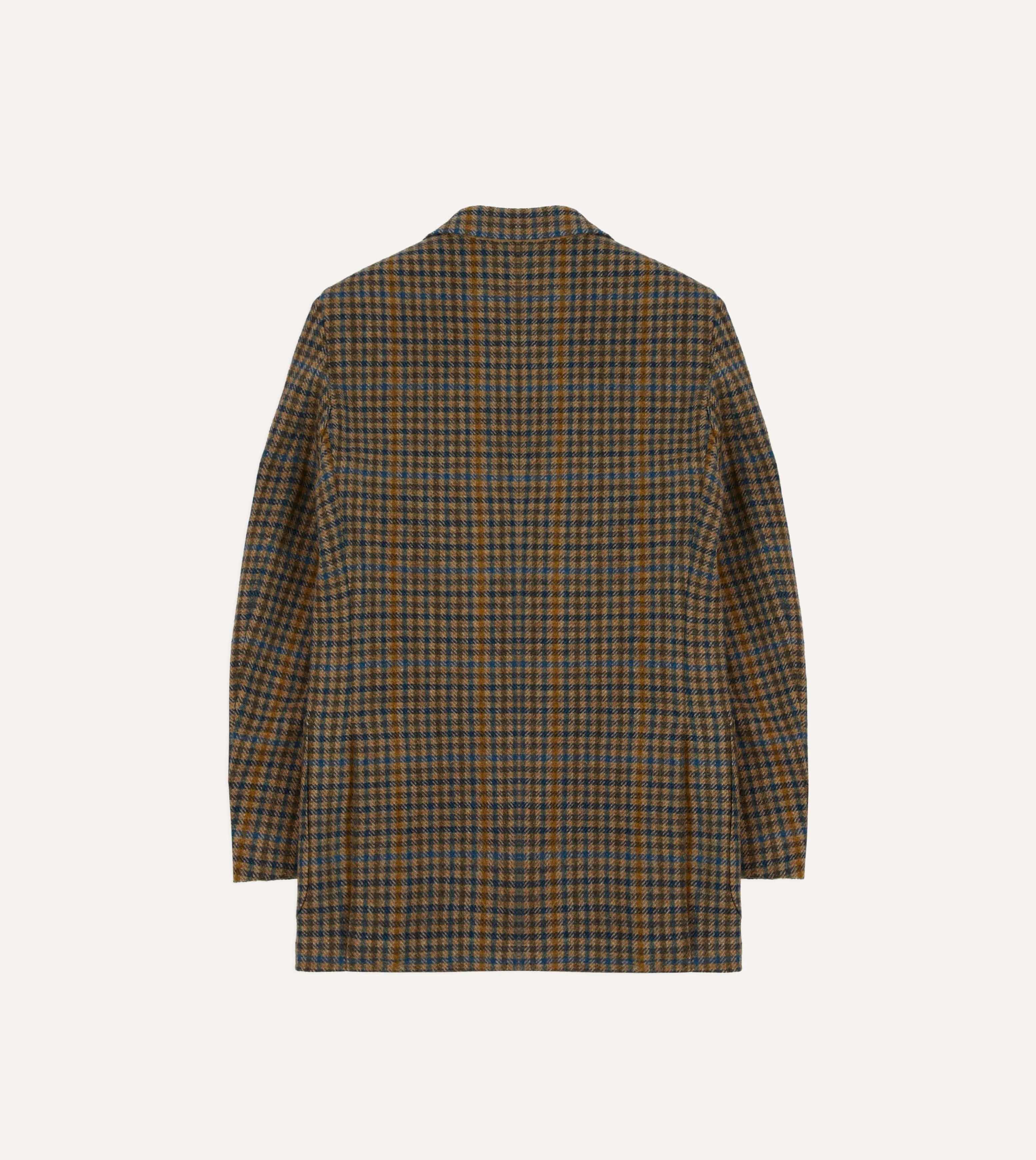 Blue Gun Club Check Tweed Blazer