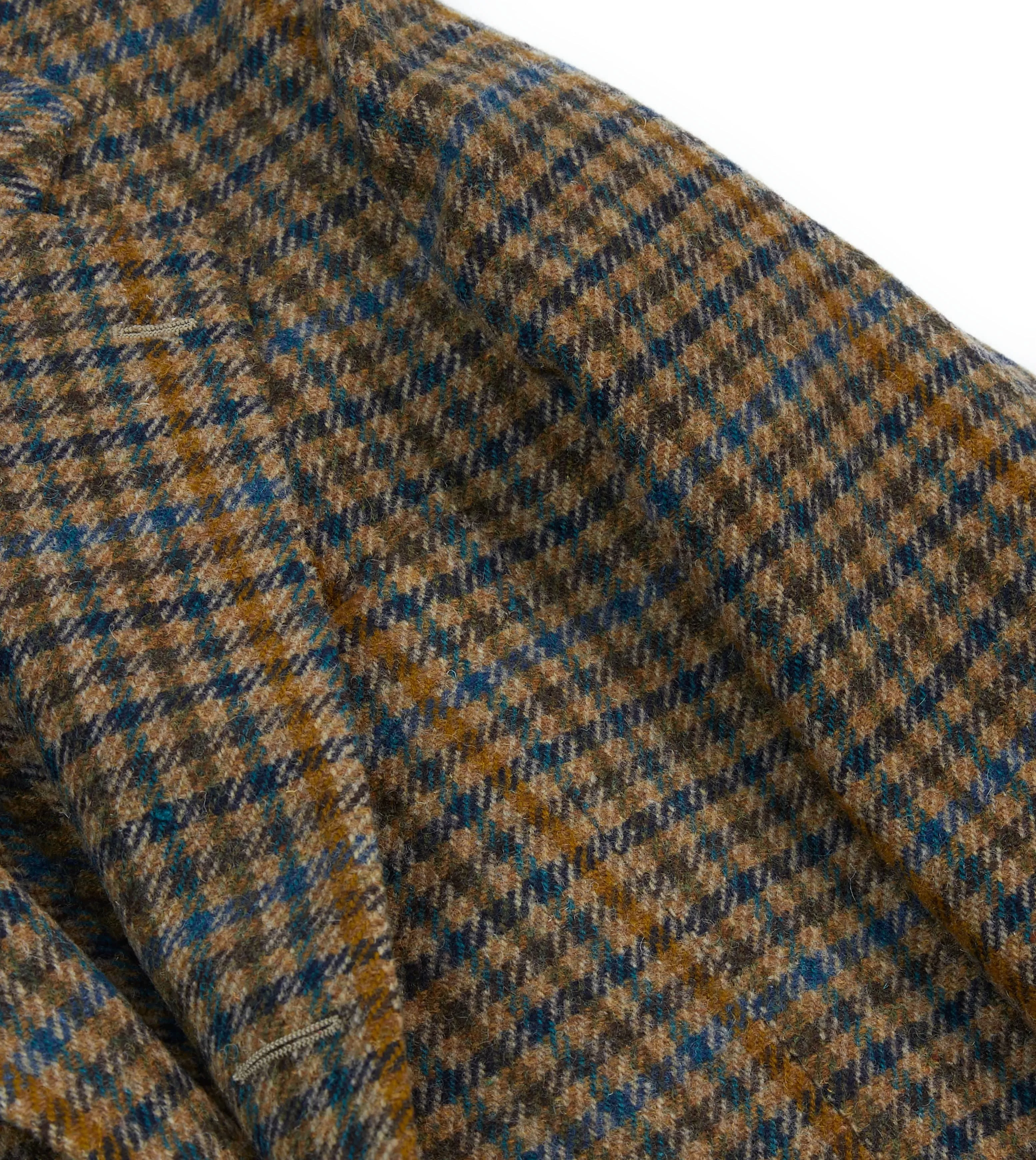 Blue Gun Club Check Tweed Blazer