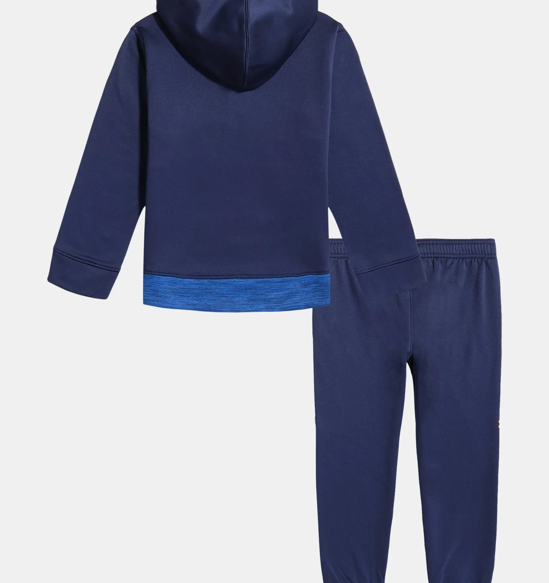 Boys Midnight Navy Block Hoodie And Sweatpants Set | Under Armour