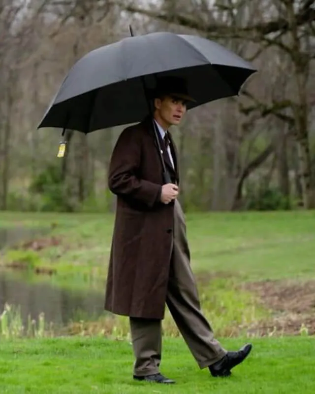 Cillian Murphy Oppenheimer Brown Coat