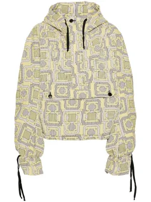 Delivery Anorak - Yellow Black Fold