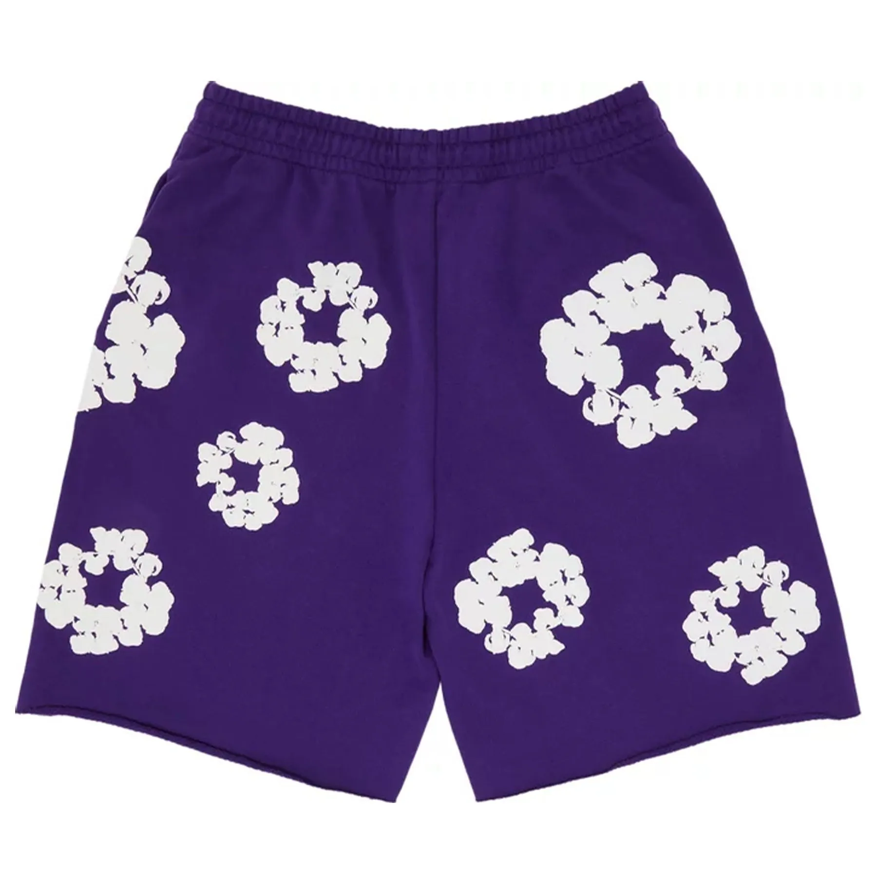 Denim Tears The Cotton Wreath Shorts 'Purple'