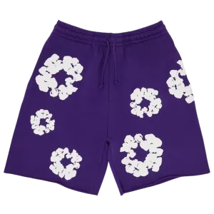 Denim Tears The Cotton Wreath Shorts 'Purple'