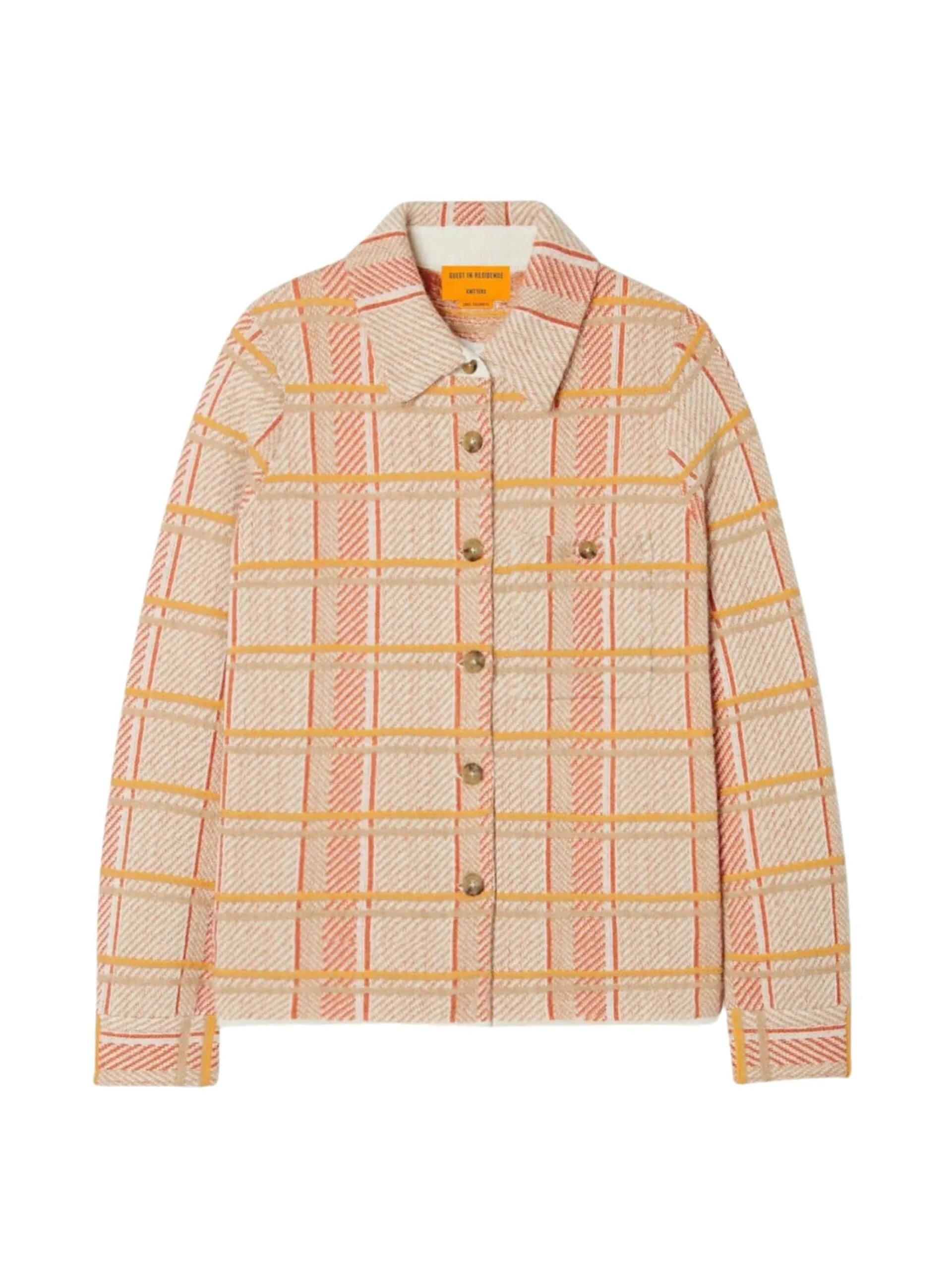 Dylan Plaid Shirt In Cashmere / Cream Combo