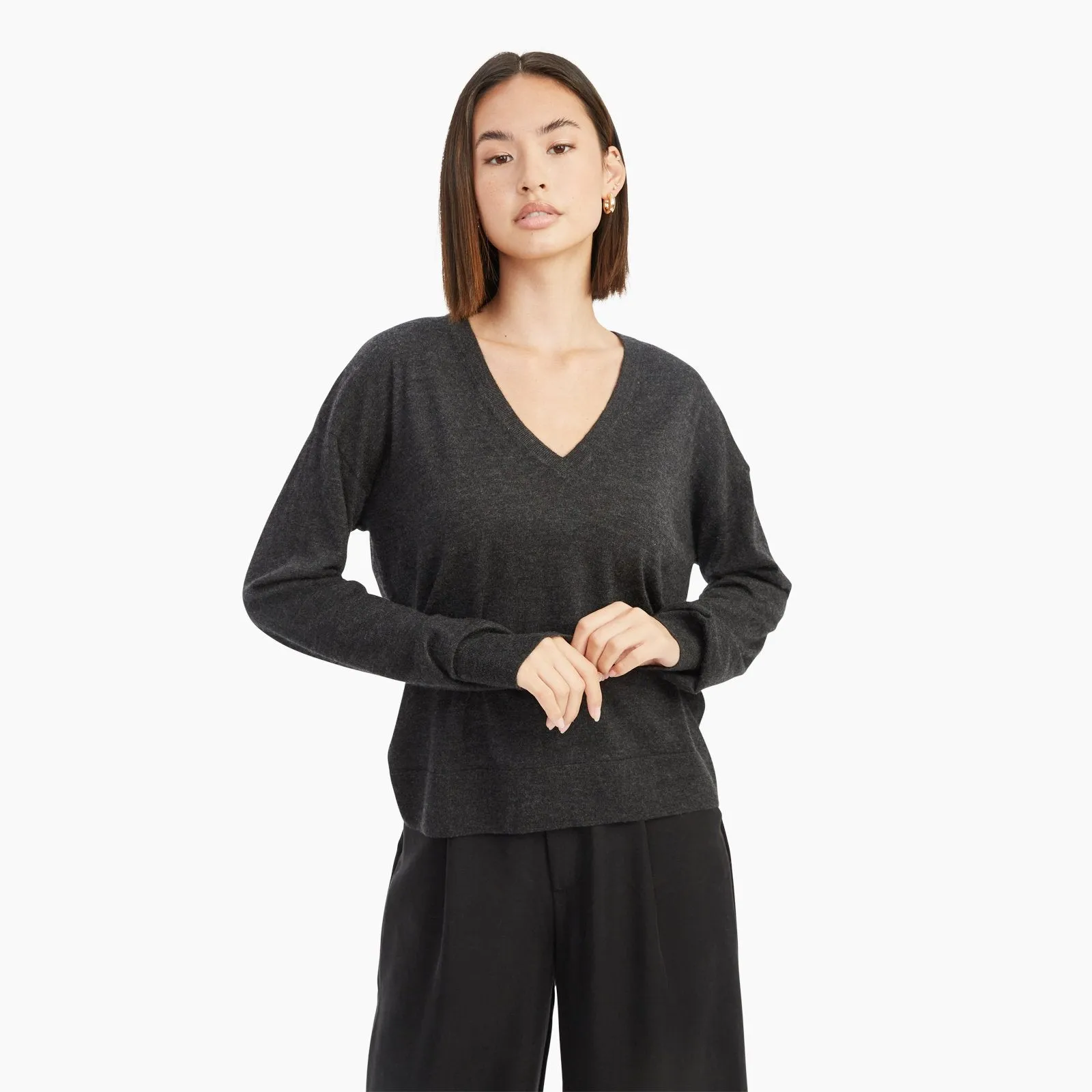 Fancy Cashmere V-Neck