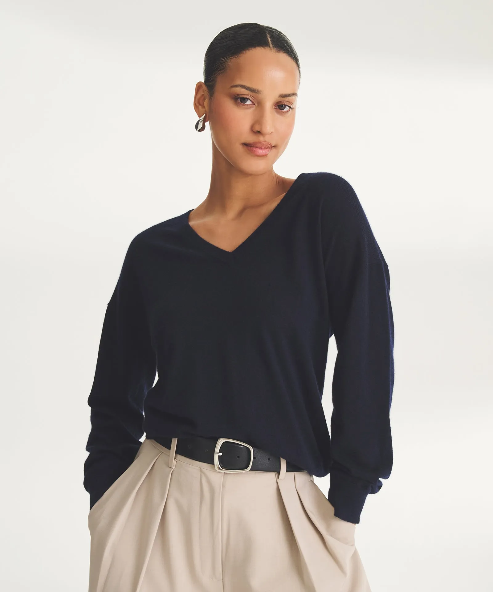 Fancy Cashmere V-Neck