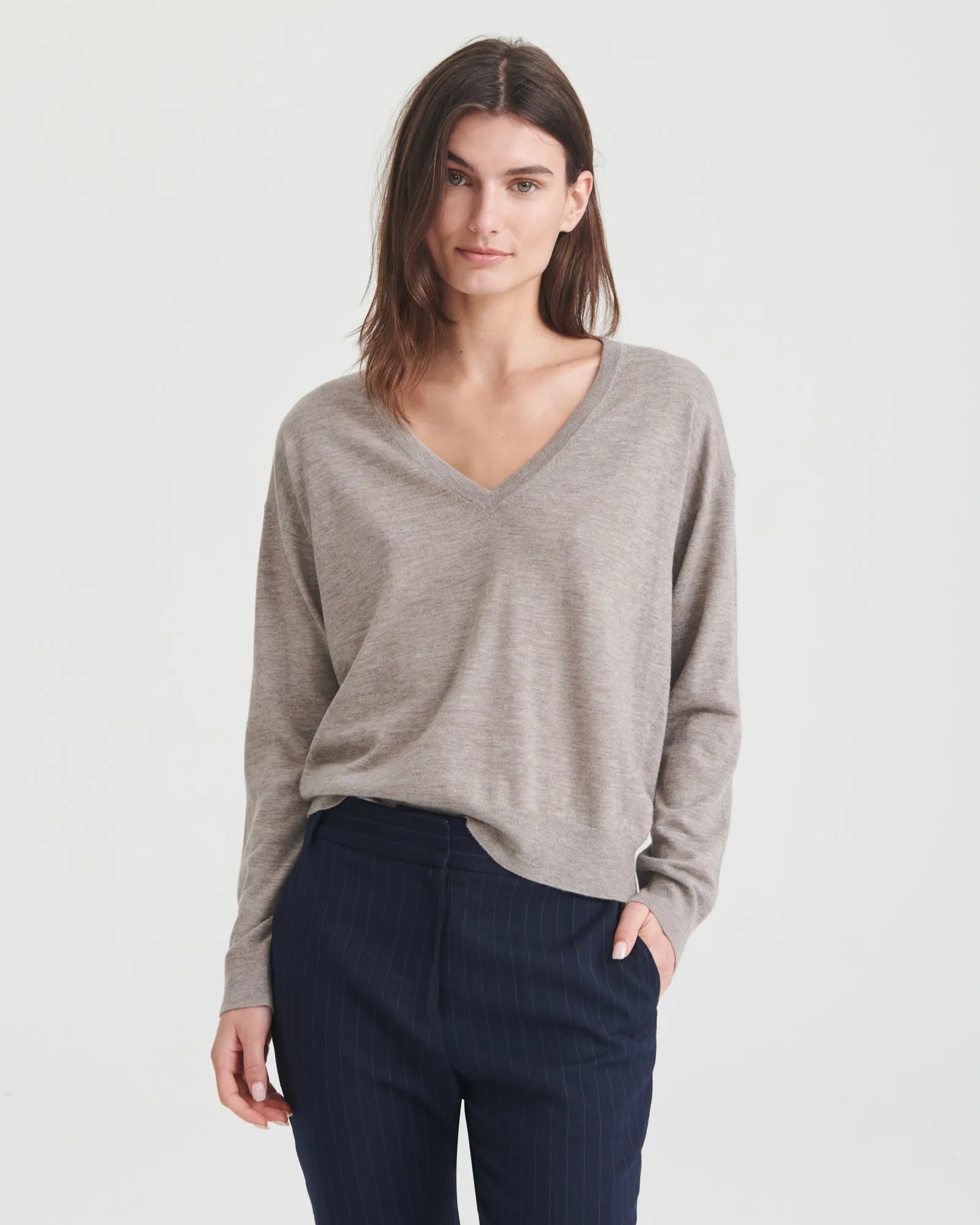 Fancy Cashmere V-Neck