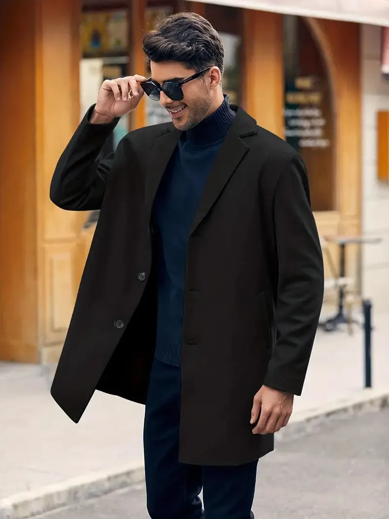 Herren-Retro-Trenchcoat