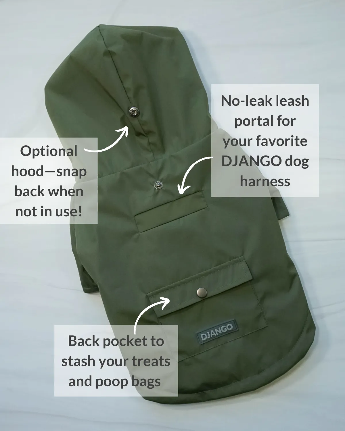 Highland Cold Weather Dog Jacket and Raincoat