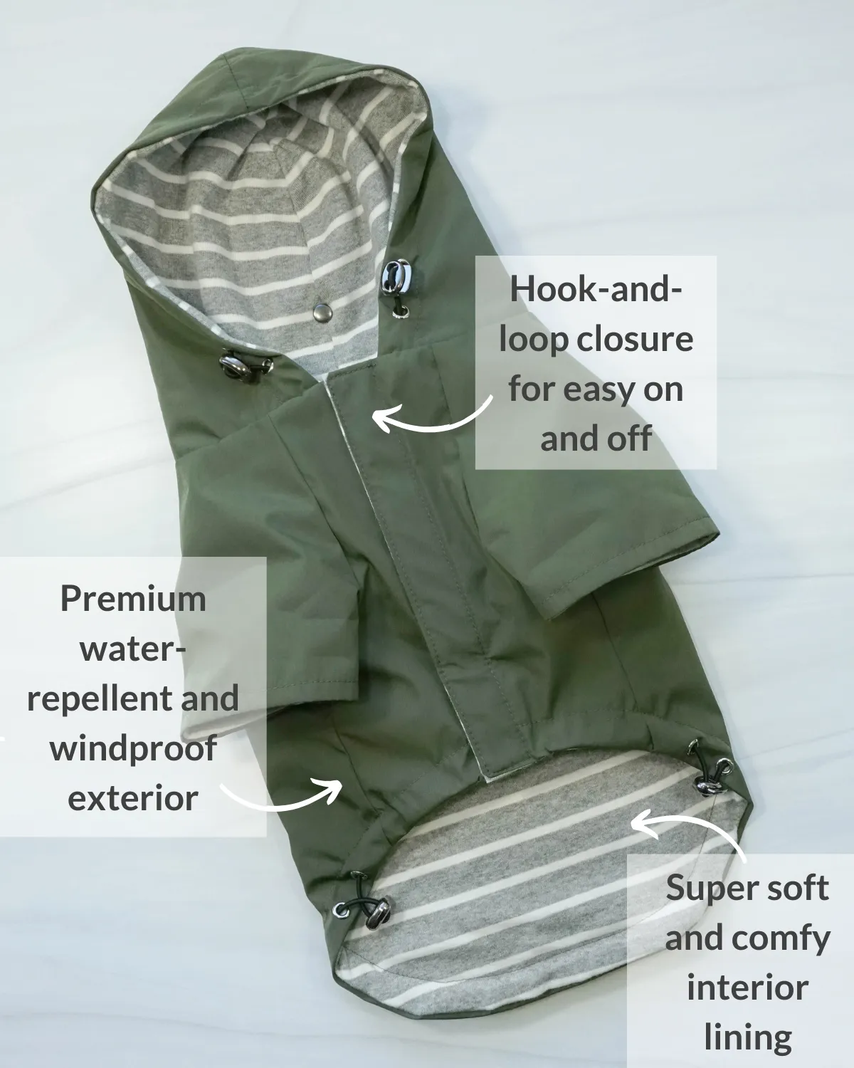 Highland Cold Weather Dog Jacket and Raincoat