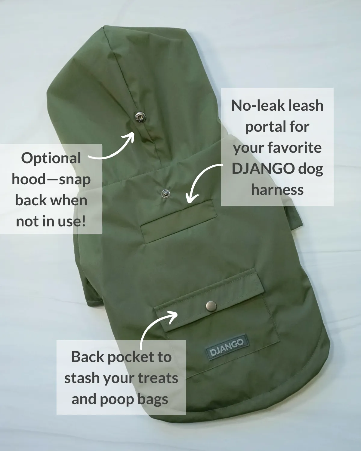 Highland Cold Weather Dog Jacket and Raincoat