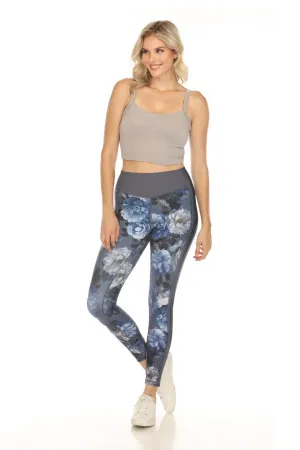 Johnny Was Archibal Bee Active Floral Legging With Pocket A0523