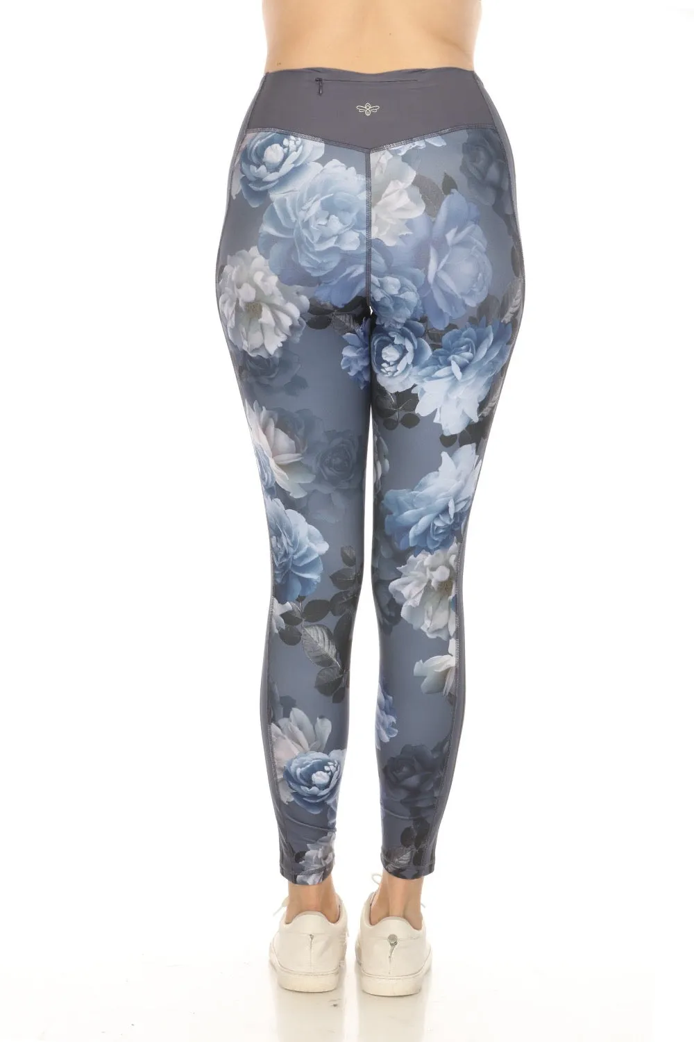 Johnny Was Archibal Bee Active Floral Legging With Pocket A0523