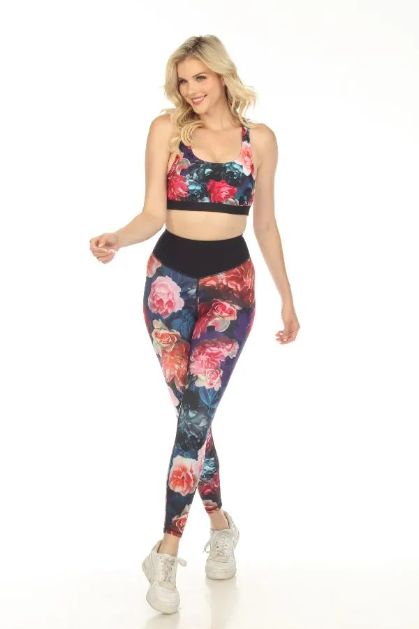 Johnny Was Bee Active Studio V-Yoke Legging Boho Chic A7623