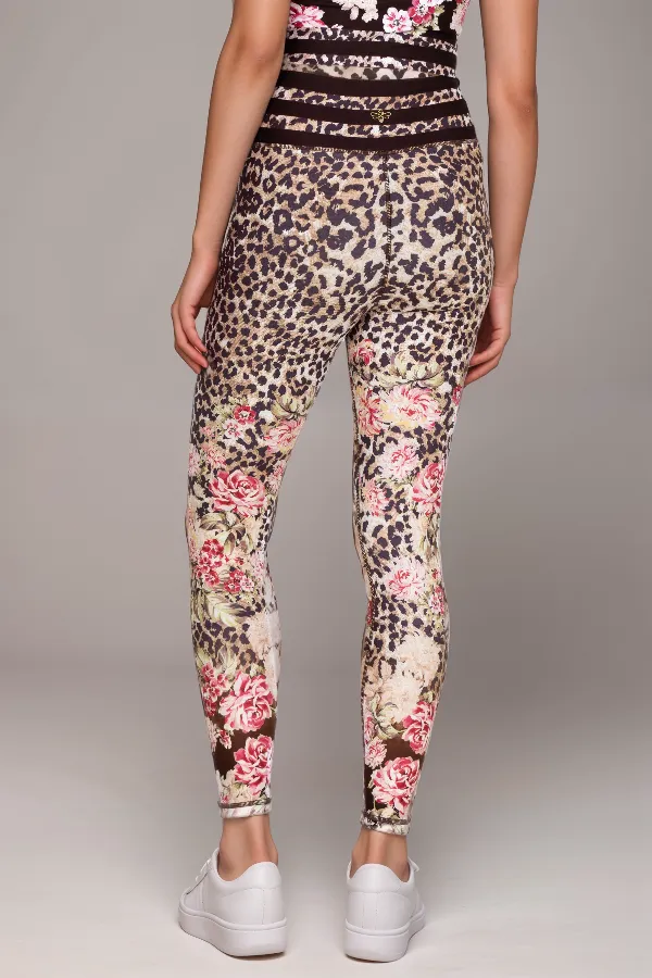 Johnny Was Bee Active Vintage Rose Legging A2322BO Boho Chic