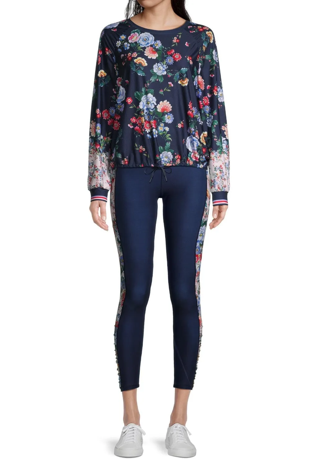 Johnny Was Elsa Floral High Waist Leggings A6324 Boho Chic