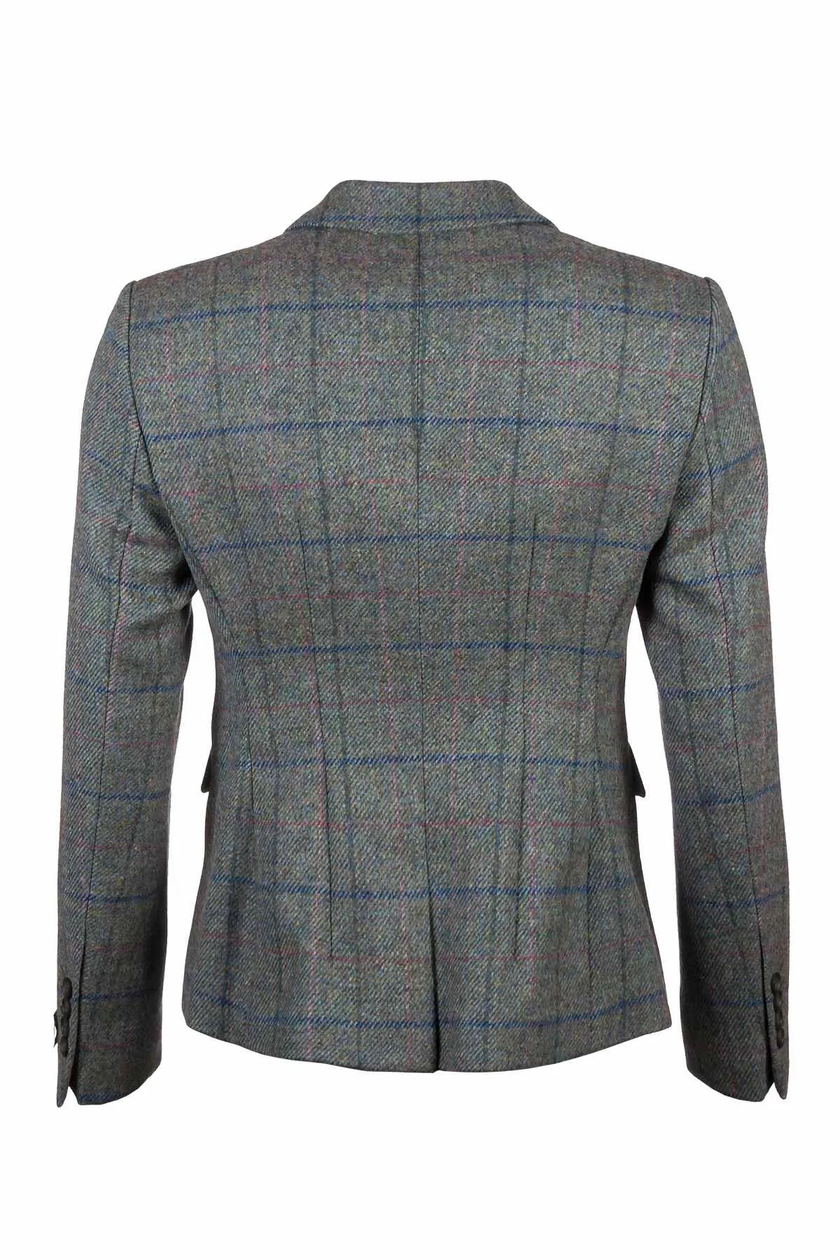 Ladies Short Fitted Tweed Jacket Blazer