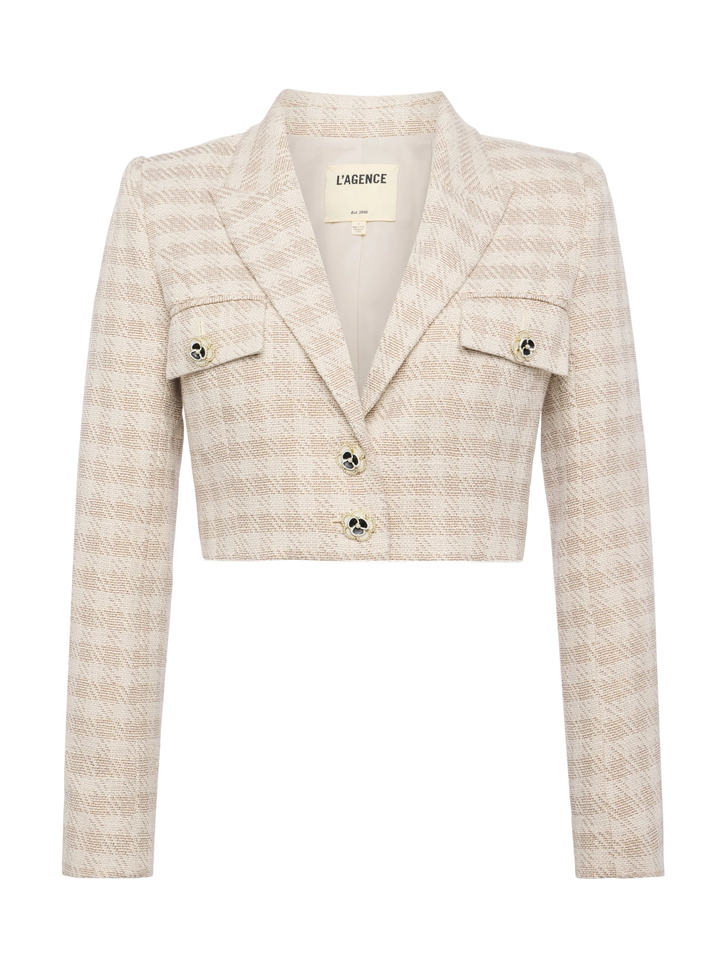 Maura Cropped Tweed Jacket