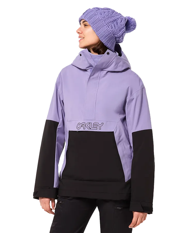 Oakley Women's Tnp Tbt Insulated Anorak - Blackout/New Lilac