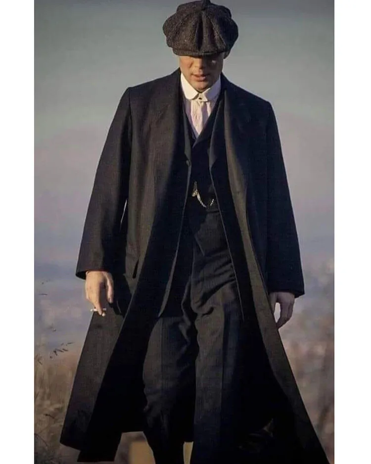 Peaky Blinders Tommy Shelby Black Long Coat