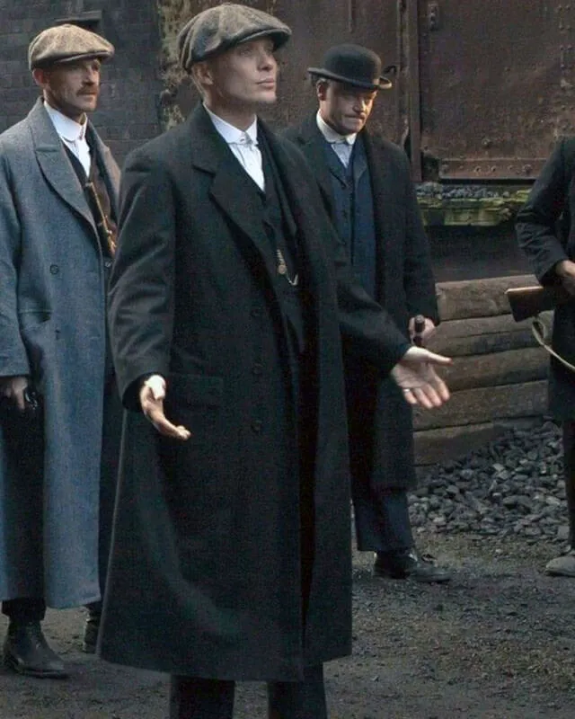 Peaky Blinders Tommy Shelby Black Long Coat