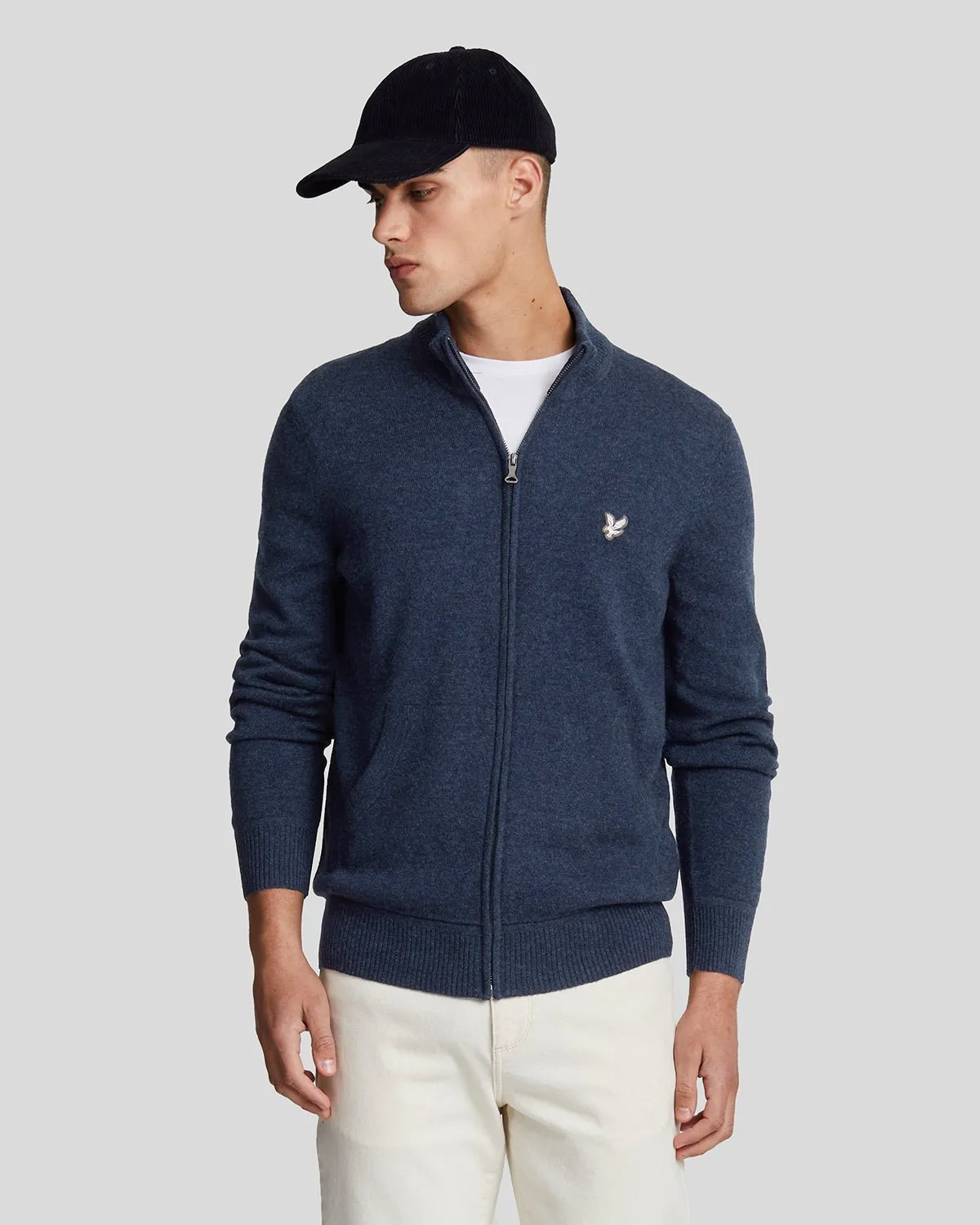 Premium Cashmere Blend Zip Through Jumper