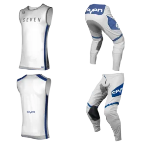 Seven MX 24.1 Zero Institution Motocross Kit (UK Sizes - Over-Jersey: Small / Pants: 30)