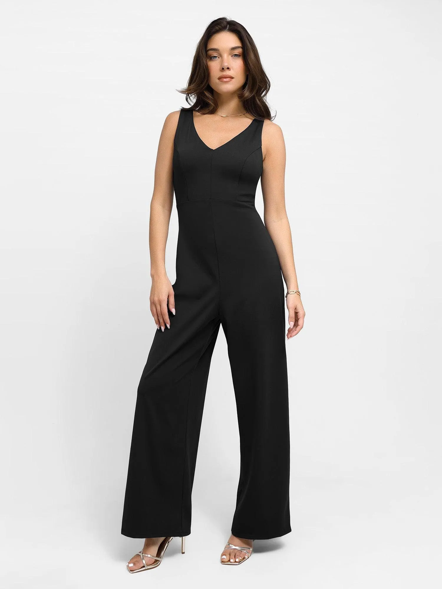 The Shapewear Jumpsuits Wide-Leg