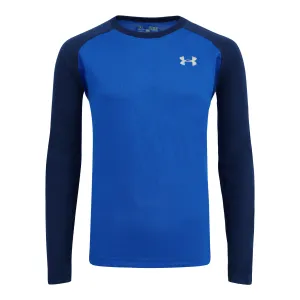 Under Armour Boy's Two-Tone Small Logo L/S Shirt