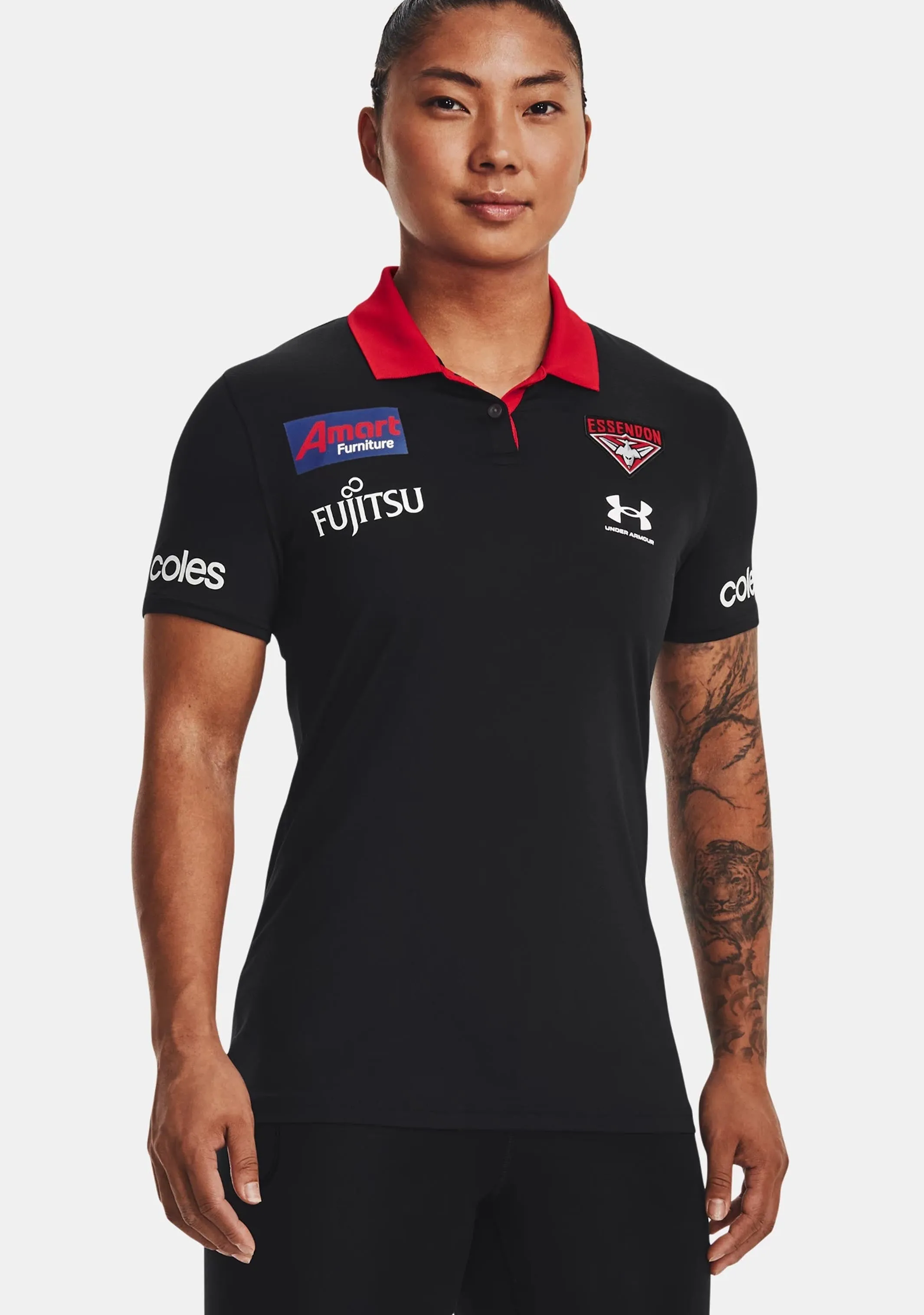 Under Armour Women's Essendon Bombers Polo Top <br> 1374791 001