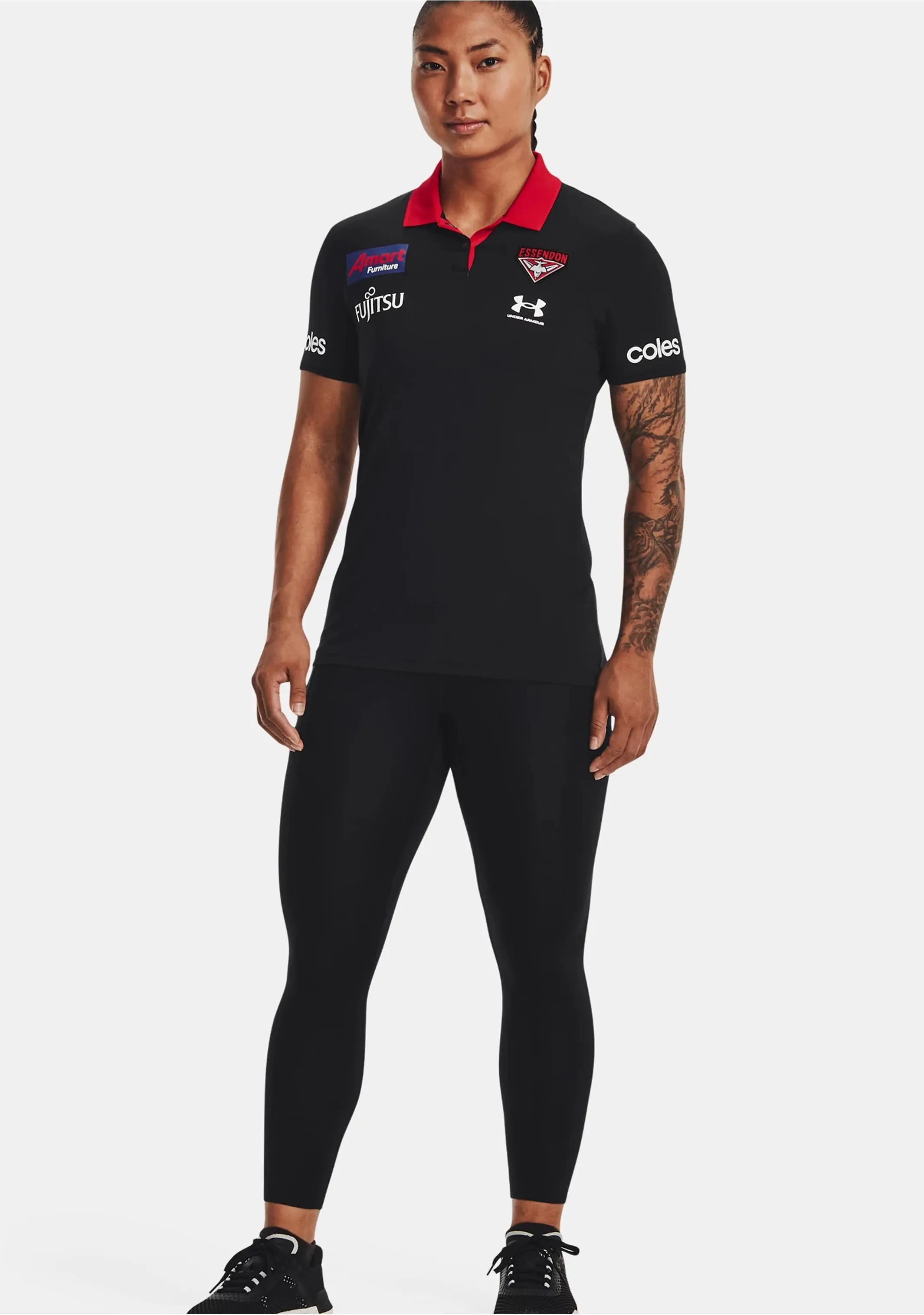 Under Armour Women's Essendon Bombers Polo Top <br> 1374791 001